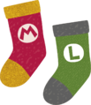 Mario and Luigi Play Nintendo (Holiday Create-a-Card)