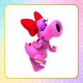 Birdo option from an opinion poll on characters from Super Mario Party Jamboree for the Nintendo Switch