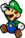 Luigi in Super Paper Mario.