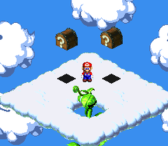 Last 2 Treasures in Rose Town of Super Mario RPG: Legend of the Seven Stars.