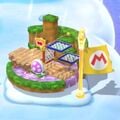 Screenshot of the level icon of Deep Jungle Drift in Super Mario 3D World