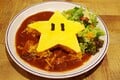 Super Star Omurice from Tower Records Cafe in Omotesandō, during the Super Mario Bros. 30th Anniversary collaboration event