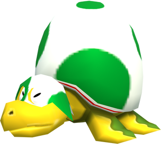 Model of a Snooza Koopa from Super Mario Sunshine.