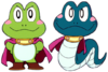 Frog & Snake spirit from Super Smash Bros. Ultimate.
