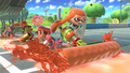 Inkling Girl using the Splat Roller in Super Smash Bros. Ultimate