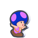 Bubble Blue Toad Standee from Super Mario Bros. Wonder