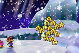 Severall Star Kids fleeing after Monstar is defeated in Shiver Snowfield