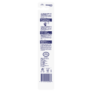 Back side of a Super Mario–themed Pepsodent toothbrush package