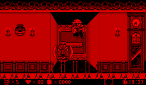 Final build screenshot of Stage 10 from Virtual Boy Wario Land