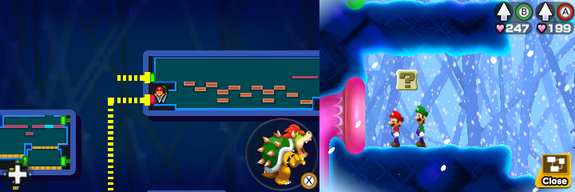 Block 35 in Airway of Mario & Luigi: Bowser's Inside Story + Bowser Jr.'s Journey.