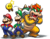 Mario, Luigi, Starlow, and Bowser