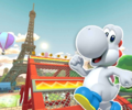 The course icon of the T variant with White Yoshi