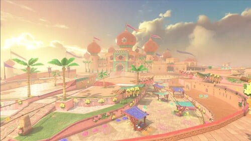 3DS Shy Guy Bazaar in Mario Kart World