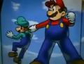 MLSS Mario grabbing Luigi - JP Commercial.png