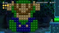 Luigi sighting in Deepsea Stone-Eyes in New Super Luigi U