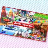 Thumbnail of an announcement regarding the release of Wave 2 in the Mario Kart 8 Deluxe – Booster Course Pass paid DLC