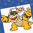 Thumbnail of a Paint-by-number activity featuring Bowser