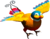 Artwork of Parry the Parallel Bird.