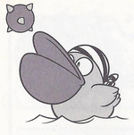 Artwork of a Pecan from Wario Land: Super Mario Land 3