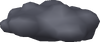 Rendered model of a rain cloud from Super Mario Galaxy.