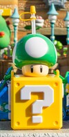 The 1-Up Mushroom × ? Block Drink Bottle featured at Super Nintendo World