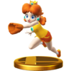 Daisy trophy from Super Smash Bros. for Wii U