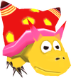 A Red Electro-Koopa model from Super Mario Sunshine