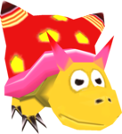 A Red Electrokoopa model from Super Mario Sunshine
