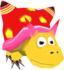 A Red Electrokoopa model from Super Mario Sunshine