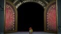 Mario and Goombella entering the Thousand-Year Door
