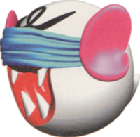 Artwork of a Blindfold Boo from Yoshi's Story