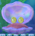 Screenshot of a Clampy containing coins from New Super Mario Bros. Wii