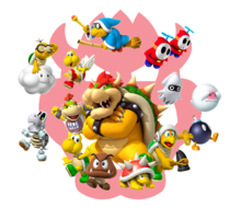 Bowser and his Minions.