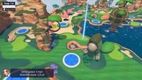 Hole 14 of Shelltop Sanctuary's Amateur layout from Mario Golf: Super Rush