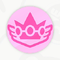A sticker in Mario Kart World