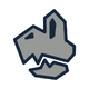 Dry Bones' Emblem from Mario Kart World