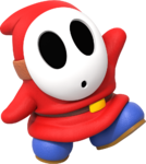 Artwork of a Shy Guy from Mario Party Superstars