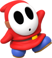 Artwork of a Shy Guy from Mario Party Superstars