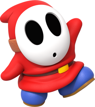 Artwork of a Shy Guy from Mario Party Superstars