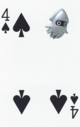 The Four of Spades card from the NAP-03 deck.