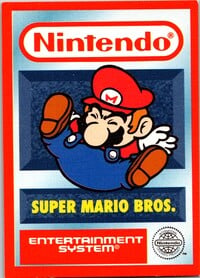 One of the Nintendo Collector Cards