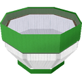 The unused, Clown Car-themed crow's nest.