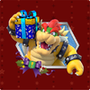 Bowser card from a holiday-themed Memory Match-up activity