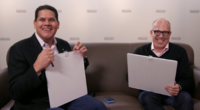 Reggie Fils-Aimé and Doug Bowser