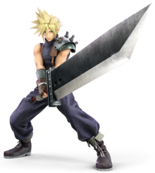 Cloud Strife from Super Smash Bros. Ultimate