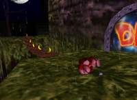 A set of yellow Bananas in Creepy Castle.