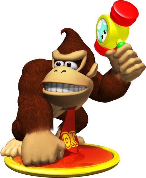 File:Donkey Kong Artwork - Mario Party 4.png