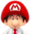 Sprite of Dr. Baby Mario from Dr. Mario World