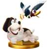 Duck Hunt trophy from Super Smash Bros. for Wii U
