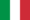 Flag of Italy. For release dates.